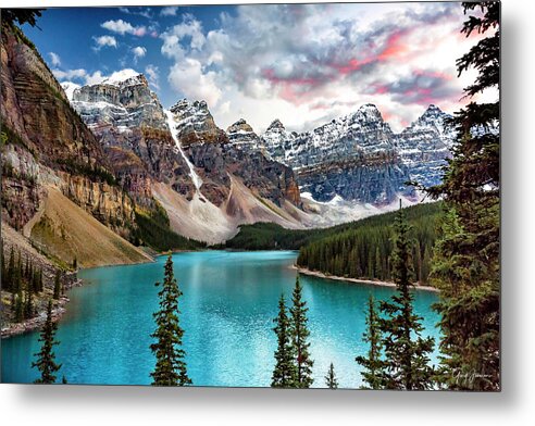 Canada Metal Print featuring the photograph Moraine Lake by Gary Johnson