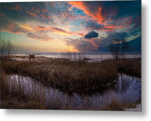  Metal Print featuring the photograph My Home is My Nature Latvia by Aleksandrs Drozdovs