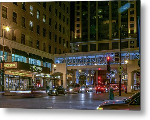 Milwaukee Metal Print featuring the photograph Night Lights by Deb Beausoleil