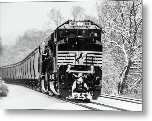 Rail Metal Print featuring the photograph Norfolk Southern 1198 by Deb Beausoleil