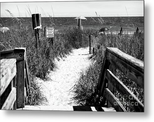 North Myrtle Beach Entry Metal Print featuring the photograph North Myrtle Beach Entry by John Rizzuto