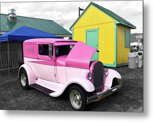 Pretty Metal Print featuring the photograph Pretty in Pink by Rik Carlson