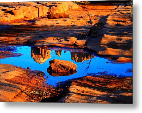 Arizona Metal Print featuring the photograph Rocky Road by Miles Stites