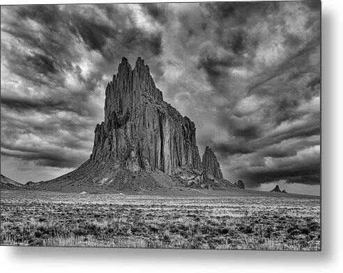 Shiprock Metal Print featuring the photograph Shiprock by Lou Novick