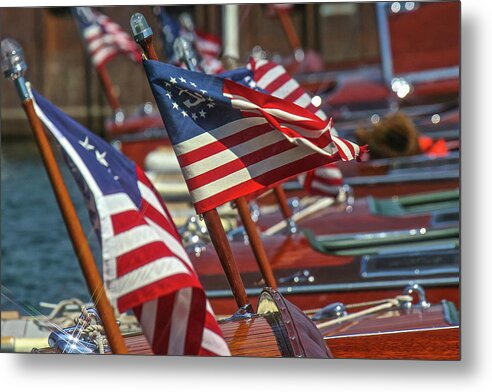 Flag Metal Print featuring the photograph Stars And Stipes by Steven Lapkin