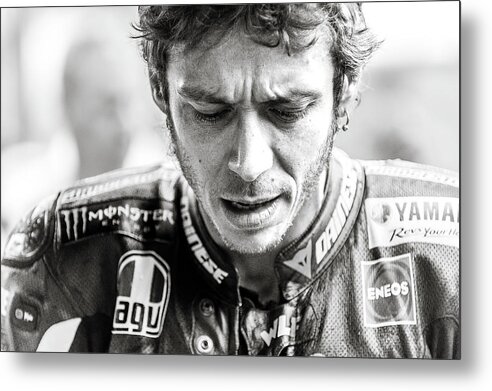 Assen Metal Print featuring the photograph Valentino Rossi Assen 2014 by Tony Goldsmith