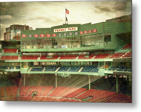Red Sox Metal Print featuring the photograph Vintage Fenway Park - Boston by Joann Vitali