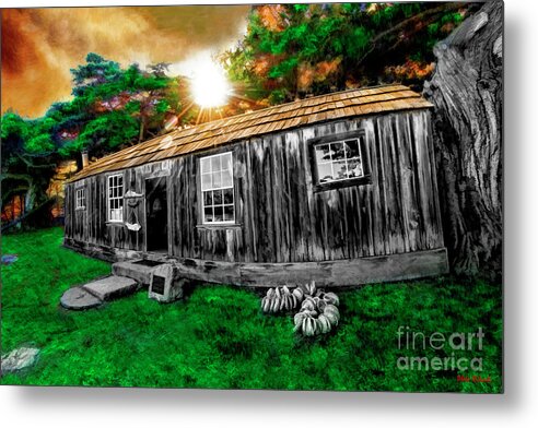 Whalers Cabin Metal Print featuring the photograph Whalers Cabin Point Lobos State Natural Reserve by Blake Richards