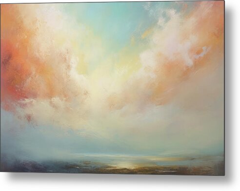 Wide Open Spaces Metal Print featuring the painting Wide Open Spaces Return To The Sea 1 by Jai Johnson