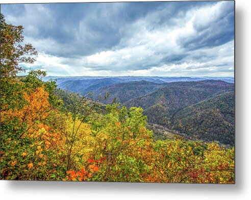 Clouds Metal Print featuring the photograph Kentucky Vista by Ed Newell