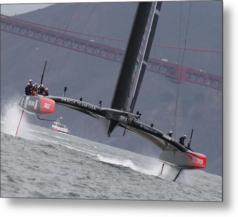 America's Cup Metal Print featuring the photograph America's Cup 34 #25 by Steven Lapkin