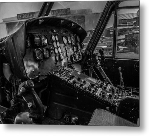 Old Metal Print featuring the photograph Old Huey by Thomas Hall