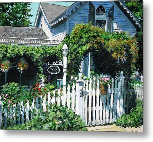 Rural Metal Print featuring the painting Milford House by William Brody