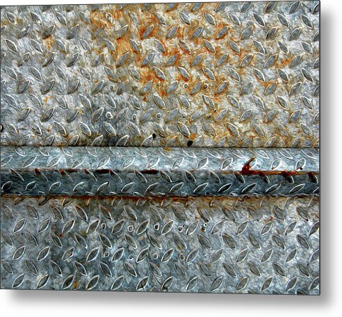 Abstract Metal Print featuring the photograph Wharf by Matt Cegelis