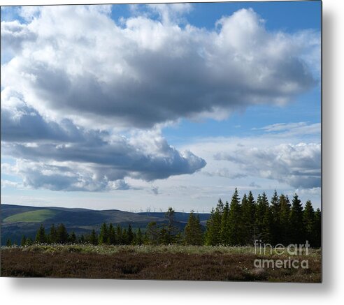 Clouds Metal Print featuring the photograph June Sky - Strathspey by Phil Banks