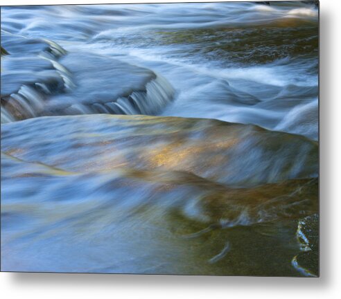 Waterfall Metal Print featuring the photograph Blue Falls by Cindy Lindow