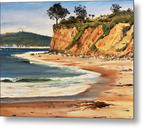 Butterfly Beach Metal Print featuring the painting Butterfly Beach West by Jeffrey Campbell