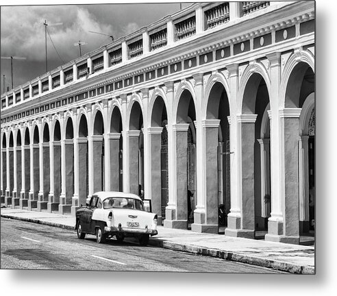 Architectural Photographer Metal Print featuring the photograph Cienfuegos, Cuba by Lou Novick