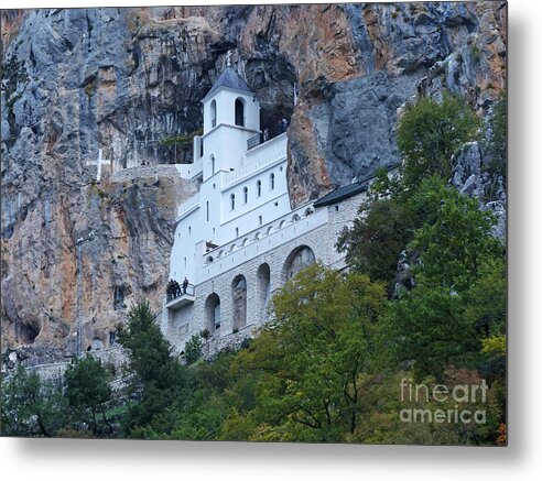 Ostrog Monastery Metal Print featuring the photograph Ostrog Monastery - Montenegro by Phil Banks