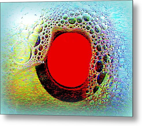 Kitchen Metal Print featuring the photograph Fire Burn and Cauldron Bubble by VIVA Anderson