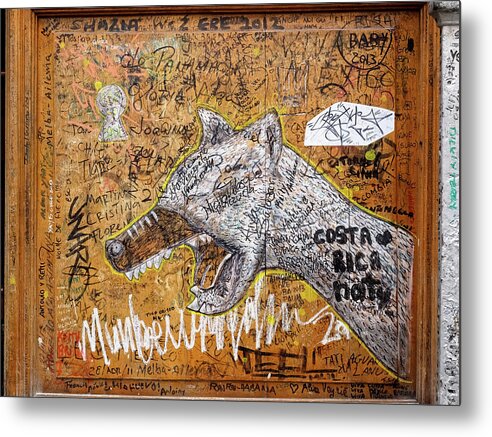 Graffiti Metal Print featuring the photograph Mad Dog Image Art by Jo Ann Tomaselli