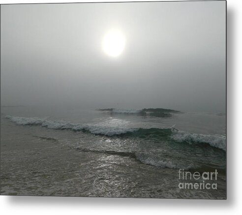 Ocean Mist Metal Print featuring the photograph Ocean Mist 7 15 AM by Fantasy Seasons