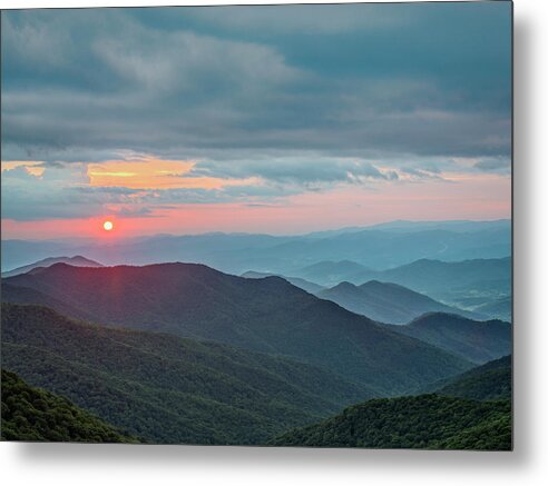  Metal Print featuring the photograph Sunset by David Waldrop