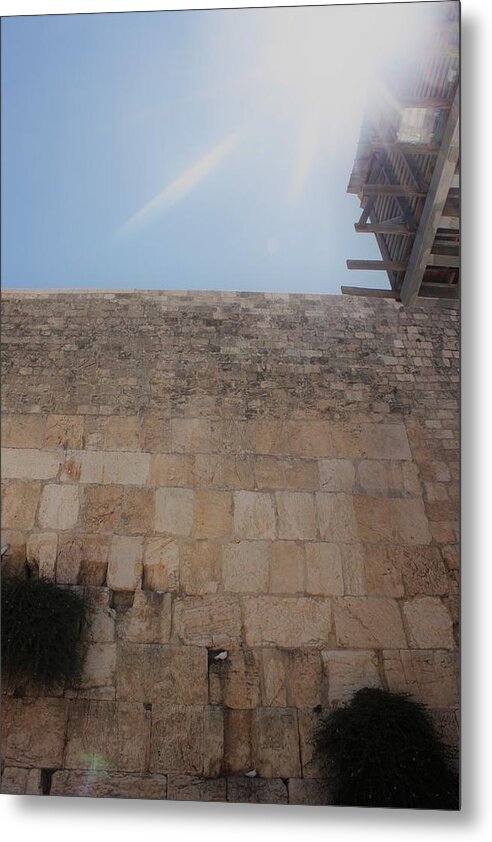  Metal Print featuring the photograph Kotel Sunshine Day by Julie Alison