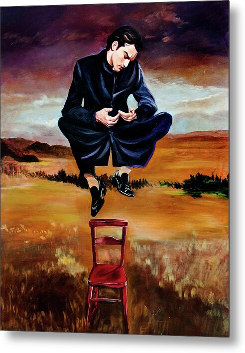 Priest Metal Print featuring the painting Deseos en el Aire by Mix Luera