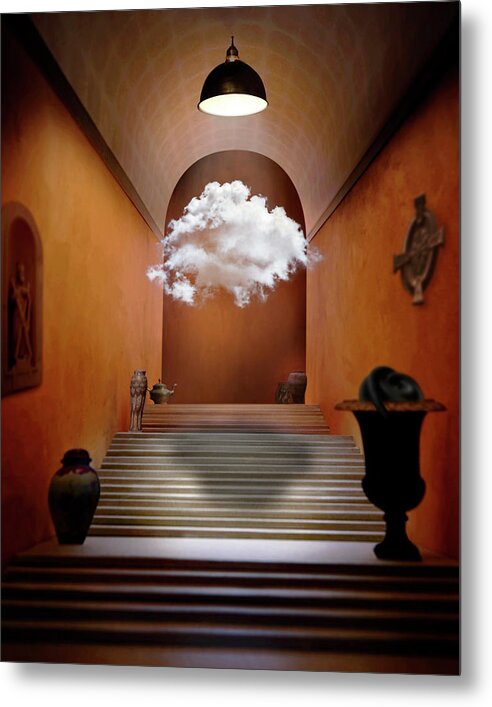 Rain Metal Print featuring the photograph The Birth Of A Cloud by John Manno
