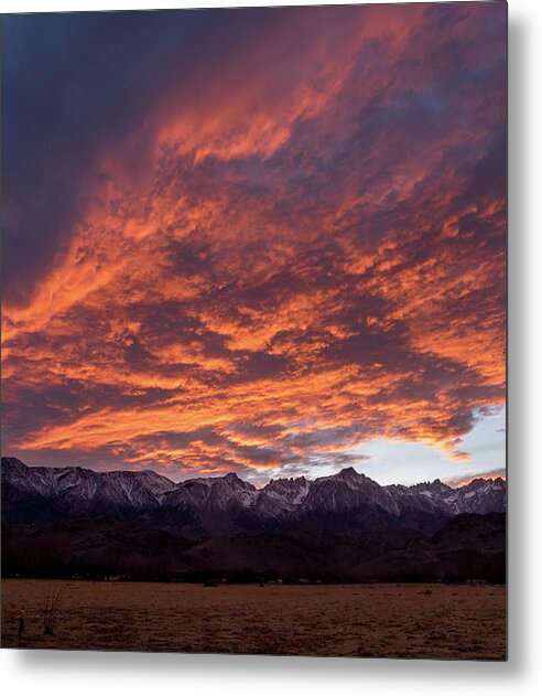 Mount Metal Print featuring the photograph Mount Whitney by Martin Gollery