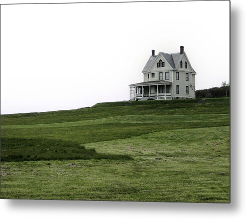 Widbey Metal Print featuring the photograph Widbey House by Michaelalonzo Kominsky