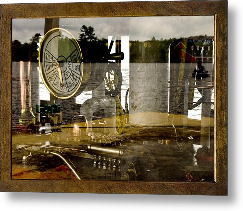 Nautical Metal Print featuring the photograph Past and Present by Linda McRae