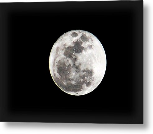 Moon Metal Print featuring the photograph The 2011 Moon by Amanda Vouglas