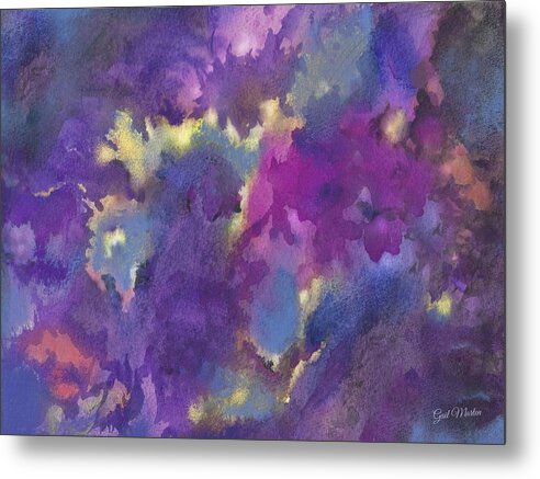 Abstract Metal Print featuring the painting Murado by Gail Marten
