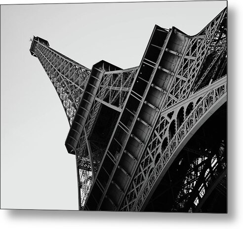France Metal Print featuring the photograph Eiffel Tower by Lawrence Knutsson