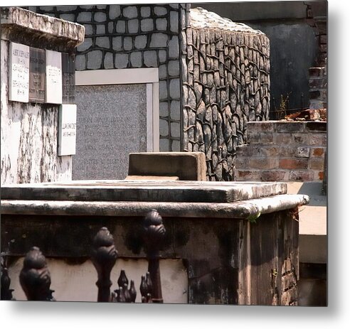 Celebrate Metal Print featuring the photograph Saint Louis Cemetery Tomb 65 by Jerry Sodorff