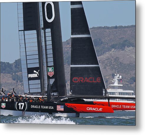 Ac34 Metal Print featuring the photograph America's Cup 34 by Steven Lapkin