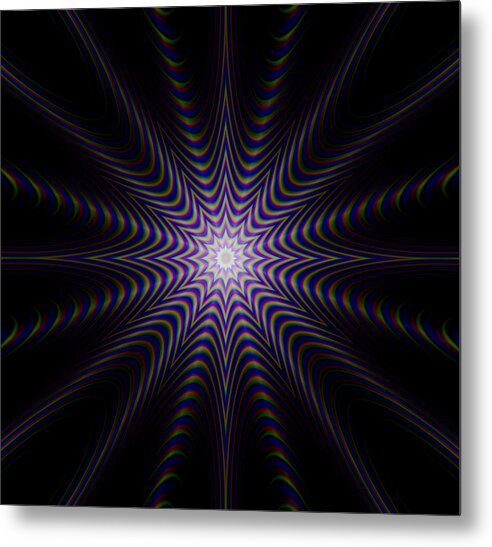 Light Metal Print featuring the painting Light Matter by Steve Fields