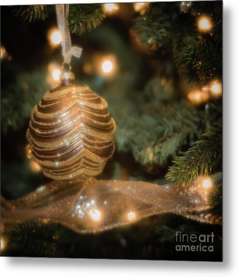 Christmas Metal Print featuring the photograph Christmas tree by Agnes Caruso