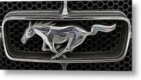 Pony Metal Print featuring the photograph Mustang #2 by Steve McKinzie