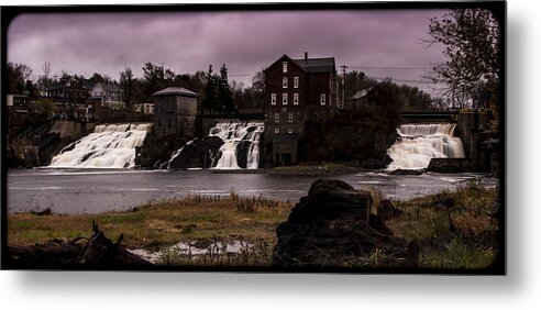 Falls Metal Print featuring the photograph 102214-59 by Mike Davis