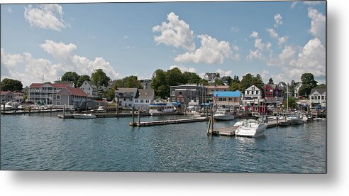 Maine Metal Print featuring the photograph Boothbay Harbor 1242 by Guy Whiteley