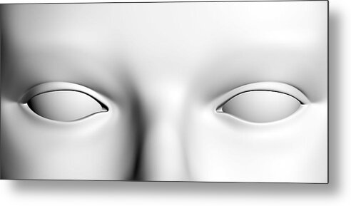 Eye Metal Print featuring the photograph Eyes by Alfred Pasieka/science Photo Library