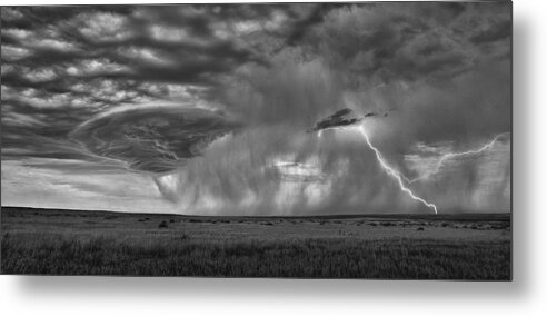 Eastern Colorado Metal Print featuring the photograph Lightning Chasing Thunder by Steve White
