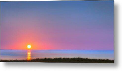 Sunset Metal Print featuring the photograph On the Water by Bill Wakeley