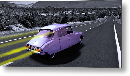 Citroen Metal Print featuring the photograph Schnell... by Pedro Fernandez