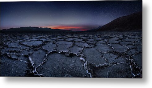 Landscape Metal Print featuring the photograph The Dark Side by Javier De La