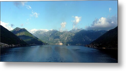 Montenegro Metal Print featuring the photograph Montenegro's Fjords by Carla Parris