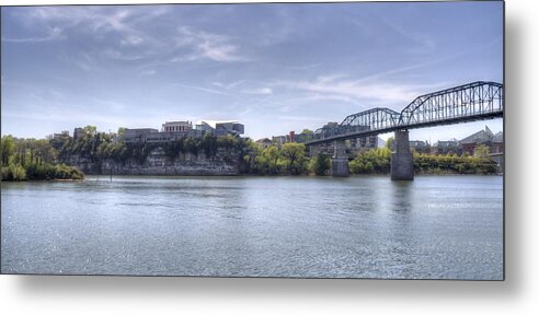 Chattanooga Metal Print featuring the photograph River Bluff by David Troxel